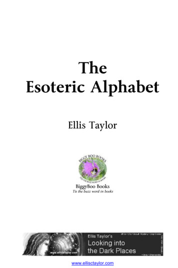 The Esoteric Alphabet - Weebly