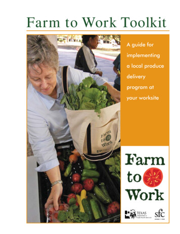 A Guide For Implementing A Local Produce Delivery Program .