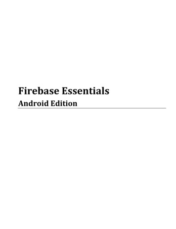Firebase Essentials - Android Edition - EBookFrenzy