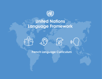 French Language Curriculum - United Nations