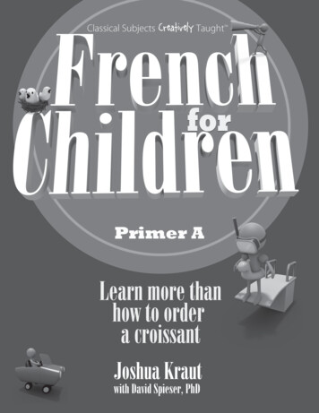 French For Children Primer A - Classicalsubjects 