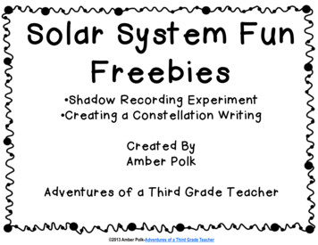 Solar System Fun Freebies - Yonkers Public Schools