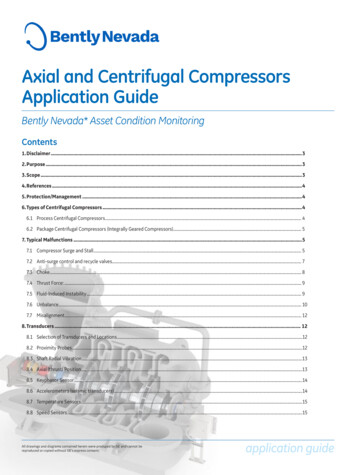 Axial And Centrifugal Compressors Application Guide
