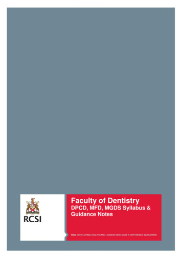 Faculty Of Dentistry