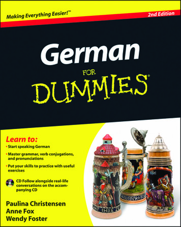 German For Dummies - Archive 