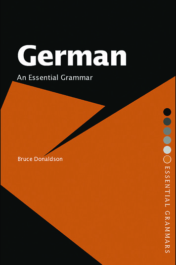 German: An Essential Grammar - LanguageBird