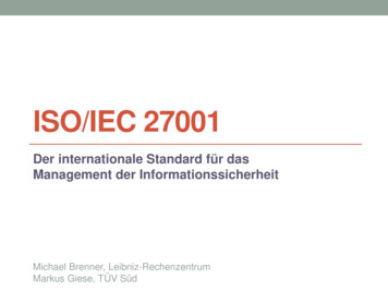 ISO/IEC 27001 - LMU