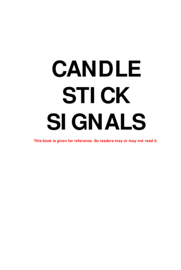 GLOSSARY OF CANDLE STICK SIGNALS - ICharts