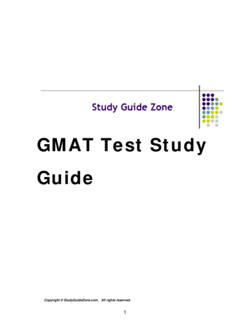 GMAT Test Study Guide