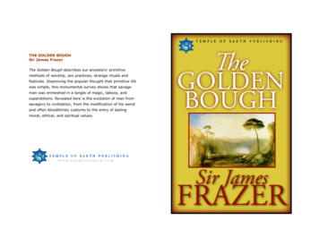 THE GOLDEN BOUGH Sir James Frazer - Temple Of Earth