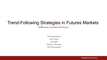Trend-Following Strategies In Futures Markets