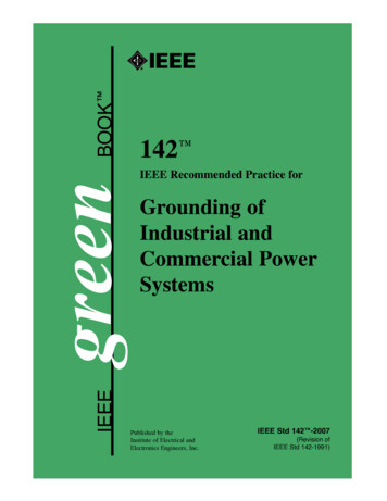 IEEE Std 142-2007 (Revision Of IEEE Std 142-1991) IEEE .