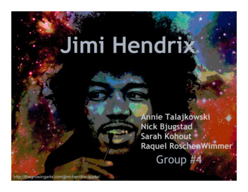 Group 4 - Jimi Hendrix - Lipscomb.umn.edu
