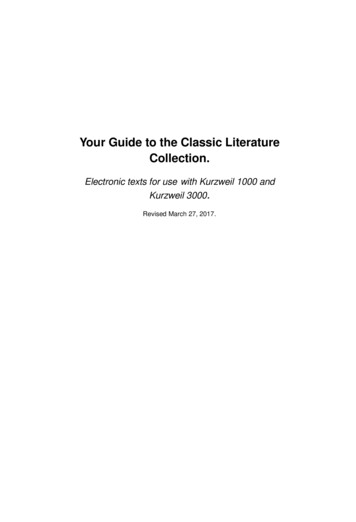 Your Guide To The Classic Literature Collection.