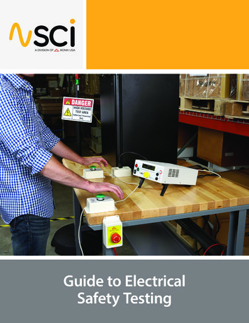 Guide To Electrical Safety Testing - Hipot
