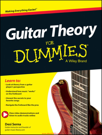 Guitar Theory For Dummies - Archive
