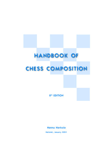 HANDBOOK OF CHESS COMPOSITION - Elisa