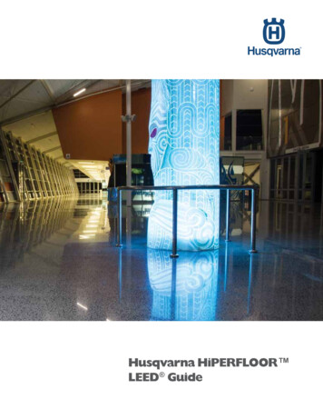Husqvarna HiPERFLOOR LEED Guide