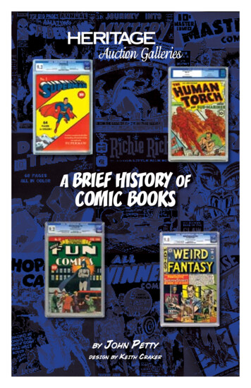 BRIEF HISTORY COMIC BOOKS