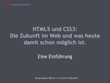 HTML5 Und CSS3 - Css :manufaktur
