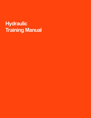 Hydraulic Training Manual - Main Filter