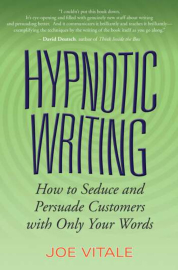 “The Principles Of Hypnosis When Applied To Copywriting Add A