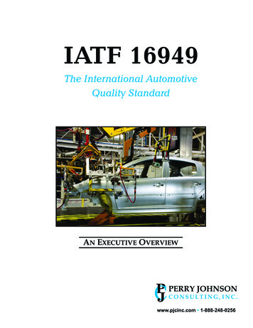 The International Automotive Quality Standard