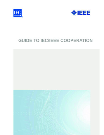 GUIDE TO IEC/IEEE COOPERATION