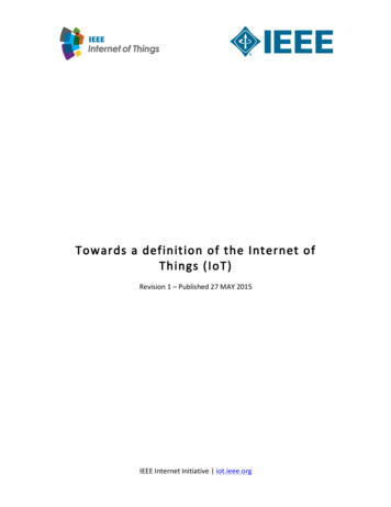 IEEE IoT Towards Definition Internet Of Things Revision1 .