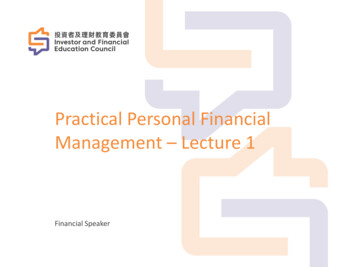 Practical Personal Financial Management