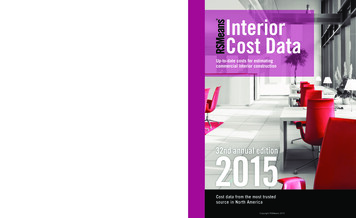 RSMeans Interior Cost Data 2015