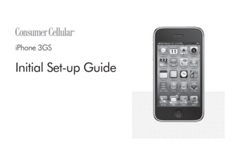 Initial Set-up Guide - Consumer Cellular