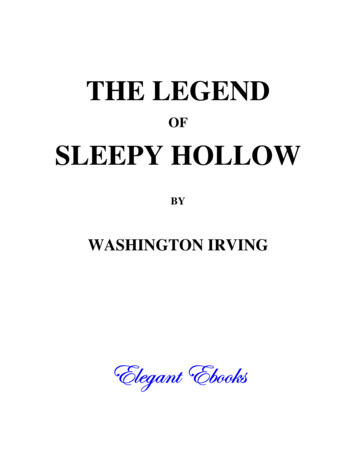 The Legend Of Sleepy Hollow - Ibiblio 