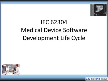 IEC 62304 Medical Device Software Development Life Cycle