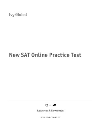 New SAT Online Practice Test - WorldWise Tutoring