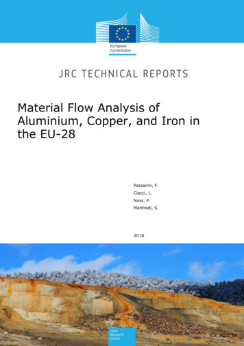 Material Flow Analysis Of Aluminium, Copper, And Iron In .