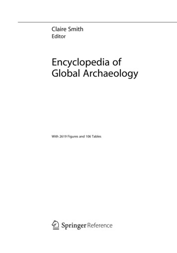 Encyclopedia Of Global Archaeology - 株式会社荒川印刷