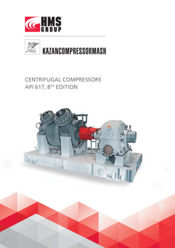 Centrifugal Compressors API 617 - HMS