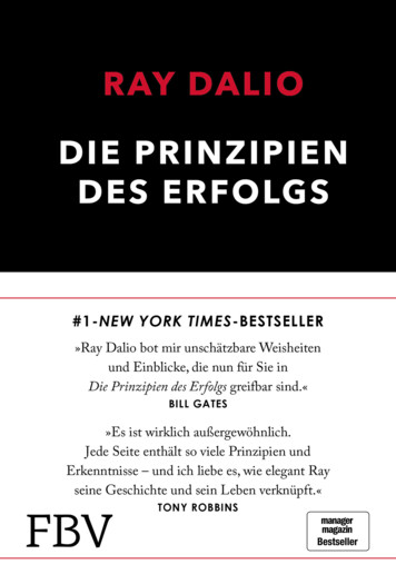 RAY DALIO ERFOLGS - .e-bookshelf.de
