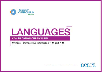 Chinese Comparative Information F 10 And 7
