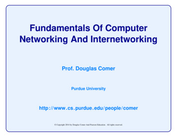 Fundamentals Of Computer Networking And Internetworking