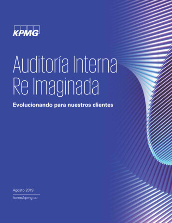Auditoría Interna Re Imaginada - Assets.kpmg