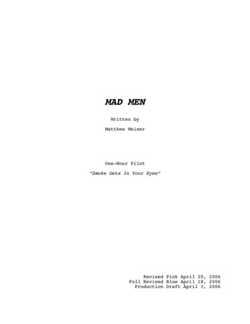 Mad Men Pilot Script - WordPress 