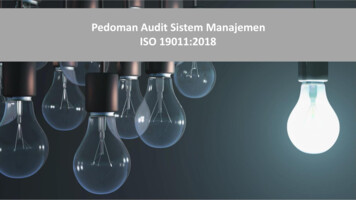 Pedoman Audit Sistem Manajemen ISO 19011:2018