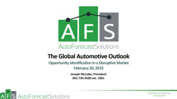 The Global Automotive Outlook