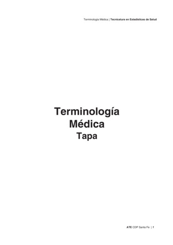 Terminología Médica - Weebly