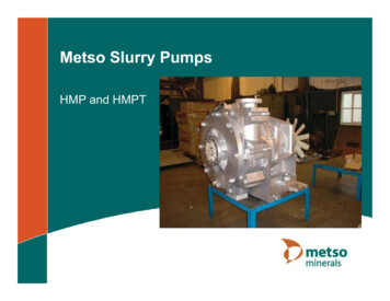 Metso Slurry Pumps - Kirkwood Co