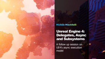 Unreal Engine 4: Delegates, Async And Subsystems
