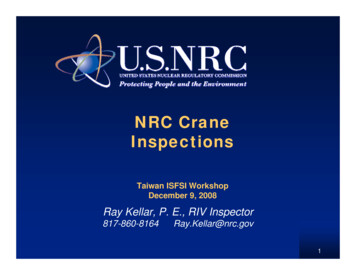 NRC Crane Inspections