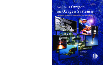 Safe Use Of Oxygen And Oxygen Systems - ASTM
